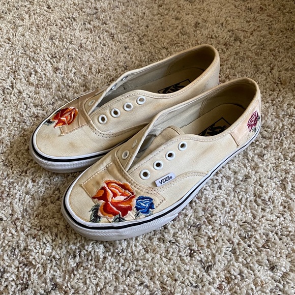 vans satin patchwork